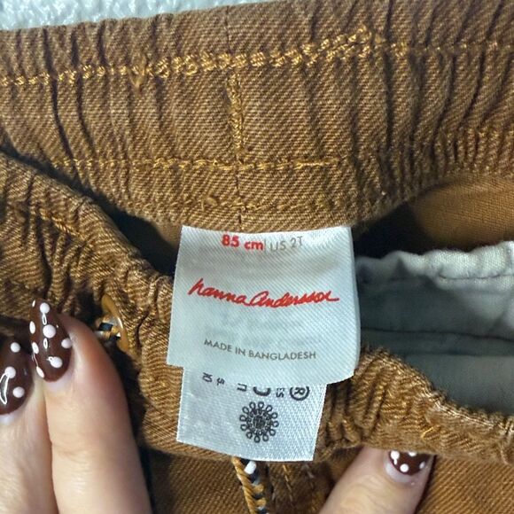 Hanna Andersson boys Brown Joggers- 2T - Picture 2 of 6